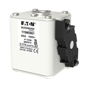 Zekering hoge snelheid 315A AC 1000V 2 aR IEC enkel VVE=3