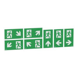 Uitgangssignalering ISO kit pictogrammen Exiway Smartexit