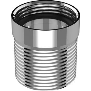 extens.drain valve 30mm, 1 1/4 inch chroom