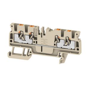 Doorvoerklem d.beige 2.5mm² 24A 800V 1521690000 VVE=100