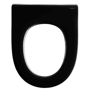 Closetzitting PROJECT 300 PRO SOLO 1199 softclose z/deksel RV zwart met DH9 scharnier