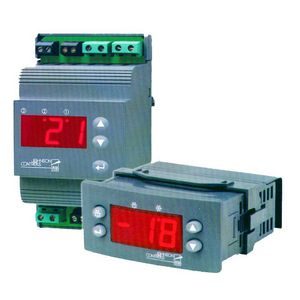 Regelaar 4-traps -40/+70gr. + a99 230VDC Din-rail