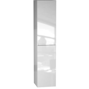 Lucido kolomkast 160cm wit hoogglans MDF