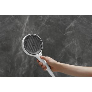 Rainfinity 130 3 straalsoorten handdouche mat wit