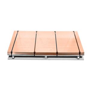 Plaat bladkoper 2000x1000x0,60mm SF-Cu F24,  circa 10,7kg