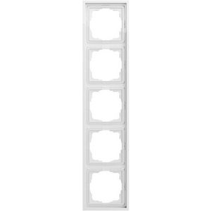 Afdekraam 5-voudig Gira F300 zuiver wit
