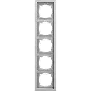 Afdekraam 5-voudig Gira F200 gris m(gel.)