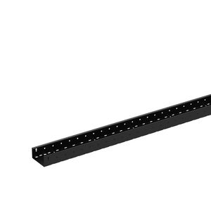 Lengte a 3m. Kabelgoot zijperforatie 120mm D1mm zwart KG281