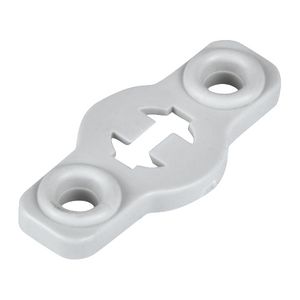 Kunststof voetplaat rasterankerstrip kabel 35x35mm VVE=100