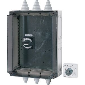 Schakelaarkast leeg NZM2-4 PN2-4 NS2-4 max. 250A zwart