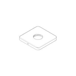 Rozet 78x78x9mm chr 092771012-00