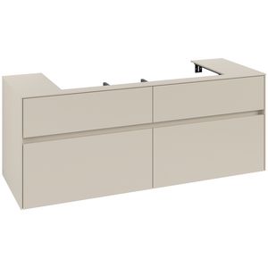 Wastafelonderkast Collaro 1400x548x500mm Cashmere Grey C09200VN