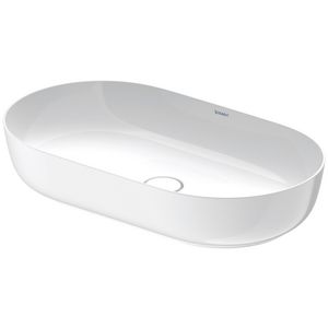 Opzetwastafel 700mm LUV geslepen zonder overloop zonder kraanvlak wit