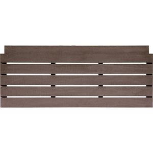 Bodemplaat WAC100 (bij hangende opstelling) houtcomposiet bruin 100x50cm