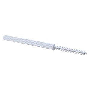 Kunststof rasterankerstrip 100mm met klemplug 25mm VVE=100