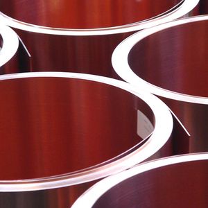 Bandkoper 670x0,70mm SF-Cu F24 coil ca. 500kg.
