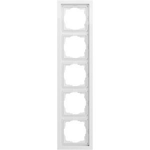 Afdekraam 5-voudig Gira F200 zuiver wit