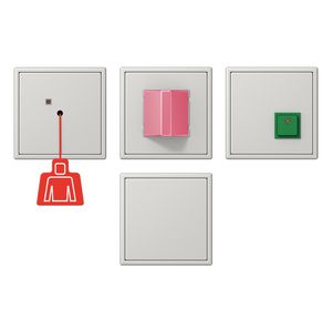 Noodoproepset LS990 licht grijs compleet