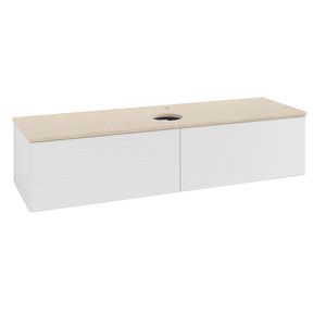 Wastafelonderkast Antao 1600x360x500mm G.White.L L36153GF