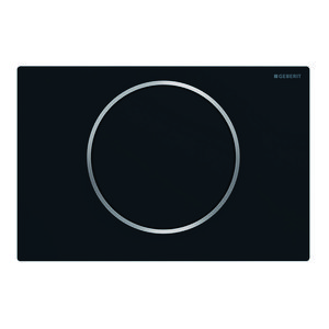 Bedieningsplaat spoel/stop toets Sigma10 ROUND matzwart/easy-to-clean