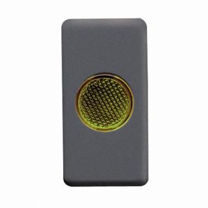 ENKELE INDICATIELAMP-12/24/250 V-GEEL-1 MODULE-SYSTE