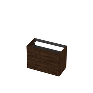 Onderkast 2L a-sym decor tbv grepen 90cm koper eiken