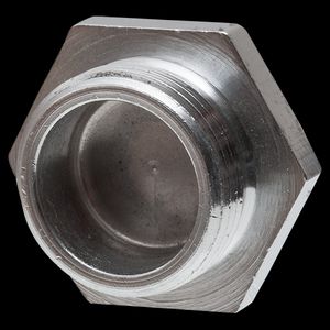Blindstop chroom, met metrische draad M24 (VSM24/Cr)