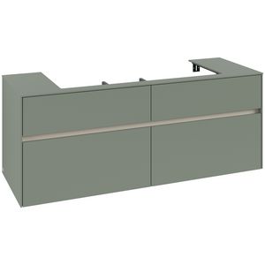Wastafelonderkast Collaro 1400x548x500mm Soft Green C09200AF