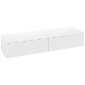 Sideboard Antao 1600x268x500mm White Matt Lacquer L42000MT