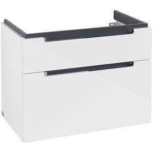 Subway 2.0 wastafelonderbouw 787x590x449mm glossy white 2xla