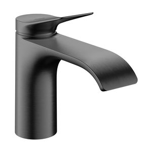 Vivenis fonteinkraan 80 rechte greep Brushed Black Chrome