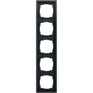 Afdekraam 5-voudig Gira F100 antracit(gel.)