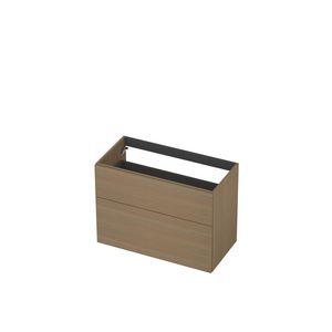 Onderkast 2L a-sym decor tbv grepen 90cm olijf eiken