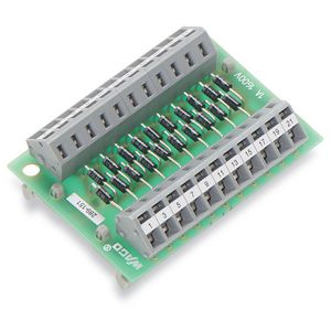 Componentenmodule met diode grijs 289-151