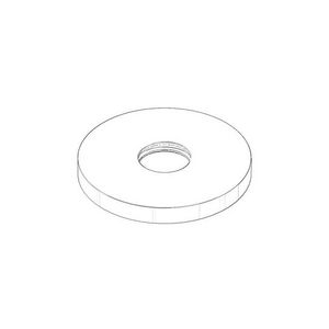 Rozet 135x40,5x15mm Mat Wit