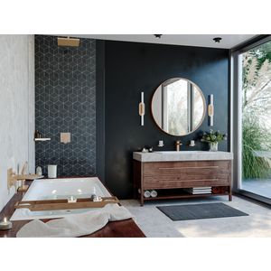 Baduitloop Metropol 32543140 brushed bronze