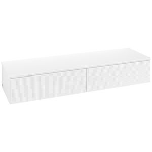 Sideboard Antao 1600x268x500mm White Matt Lacquer L42100MT