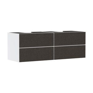 Badmeubel Xevolos E Matt White 1570/550 4L 2 inb. gesl. TDG