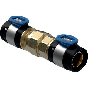 3-del. koppeling FLOWFIT pers 16x16mm brons VVE=5