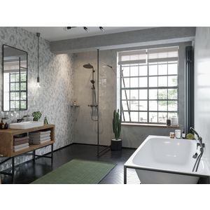 Handdouche Croma Select S 280 Showerpipe EcoSm 9L RD brushed black chrome