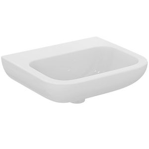 Contour 21 wastafel 500x420x195mm wit zorg zonder kraangat zonder overloop
