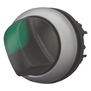 Keuzeschakelaar 2 standen verlicht groen VVE=5