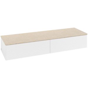 Sideboard Antao 1600x268x500mm White Matt Lacquer L42103MT
