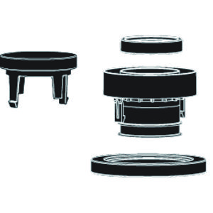 Concentrisch aansluitstuk Ø60/Ø100