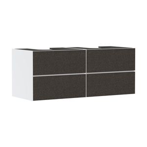 Badmeubel Xevolos E Matt White 1370/550 4L 2 inb. gesl. TDG