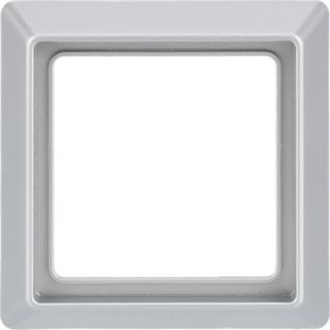 Afdekraam 1-voudig IP44 A-w aluzilver (2101-33)