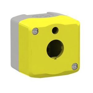 empty box yellow color for illuminated e.stop 1 hole