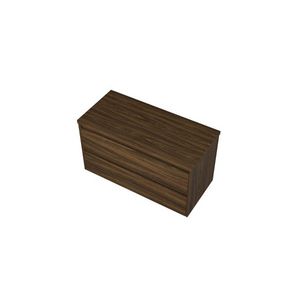 Set Proline Top afdekplaat en onderkast symmetrisch Cabana oak 100x46cm