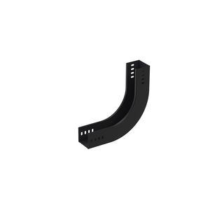 Stijgstuk vast 70mm zwart KG281
