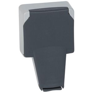 Wandcontactdoos 2P + PA IP66 (in gebruik) Plexo66